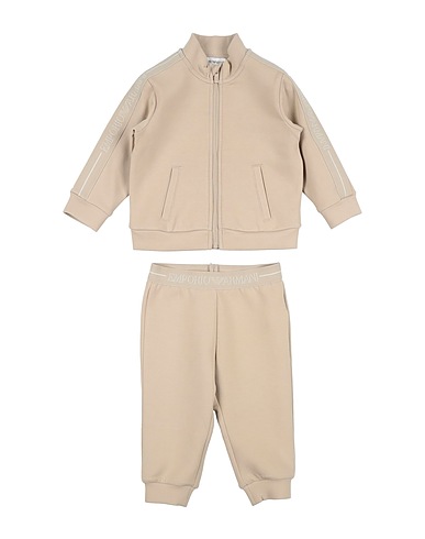 EMPORIO ARMANI Babykleidung-Set  Beige 76% Baumwolle, 18% Polyester, 6% Elastan, Polyamid