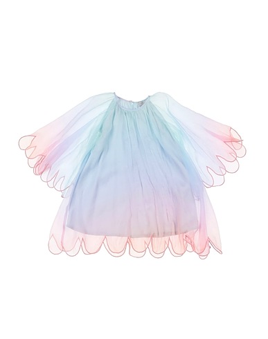 STELLA McCARTNEY KIDS Dress Sky blue 100% Silk, Polyester