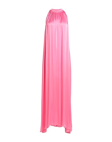 1-ONE Long dress Pink 75% Acetate, 25% Silk