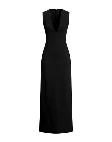 ANN DEMEULEMEESTER Elegant dress Black 98% Wool, 2% Elastane