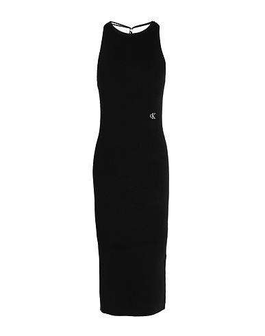 CALVIN KLEIN JEANS ROBES Noir 77% Lyocell Tencel™, 21% Polyamide, 2% Élasthanne