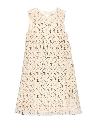 CALVIN KLEIN JEANS Dress Sand 56% Polyamide, 44% Polyester