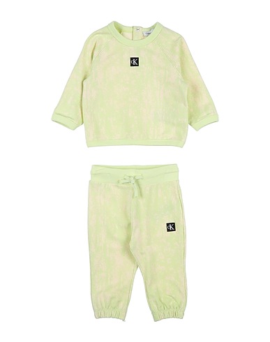 CALVIN KLEIN JEANS Baby co-ord  Lime green 95% Cotton, 5% Elastane