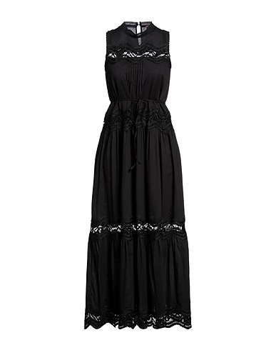TWINSET Vestito estivo Nero 100% Cotone