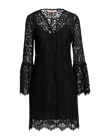 TWINSET Short dress Black 100% Polyester
