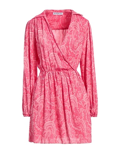 FACE TO FACE STYLE Short dress Fuchsia 100% Viscose