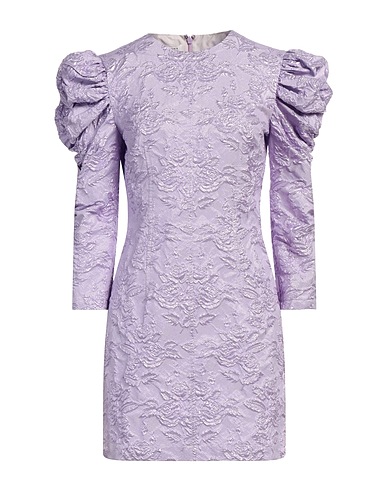 PHILOSOPHY di LORENZO SERAFINI Short dress Lilac 89% Polyester, 11% Polyamide
