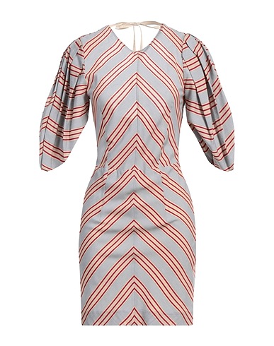 TELA Sheath dress Grey 85% Viscose, 15% Polyamide
