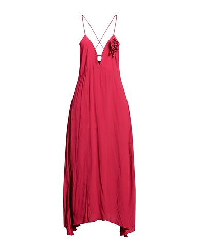 MANILA GRACE Vestito lungo Fucsia 70% Acetato, 30% Seta