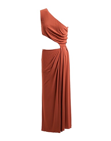 LIVIANA CONTI Vestito lungo Marrone 100% Viscosa