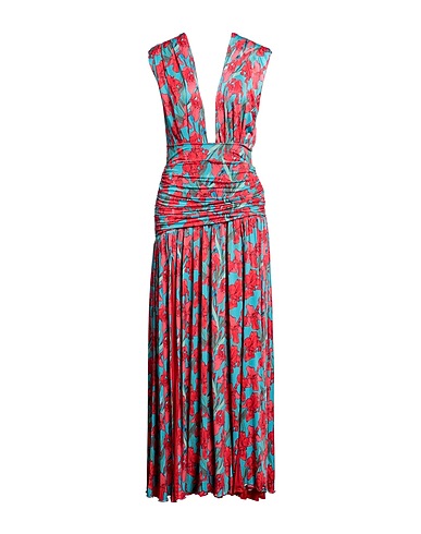 ODI ET AMO Long dress Turquoise 92% Polyester, 8% Elastane
