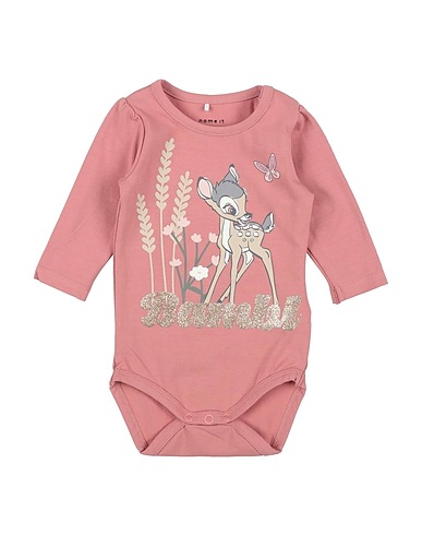 NAME IT® Baby bodysuit Antique rose 95% Organic cotton, 5% Elastane