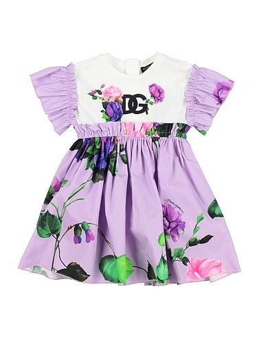 DOLCE&GABBANA Baby dress Lilac 100% Cotton