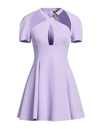 JUST CAVALLI Short dress Mauve 90% Polyester, 10% Elastane