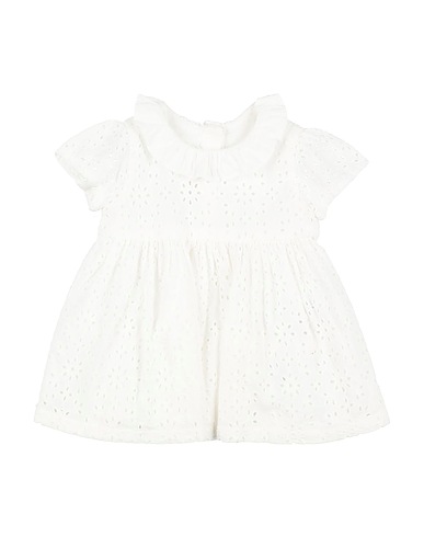 CHICCO Babykleid Weiß 100% Baumwolle