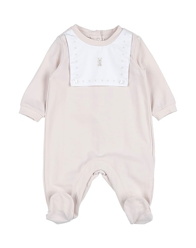 CHICCO Baby jumpsuit  Off white 95% Cotton, 5% Elastane