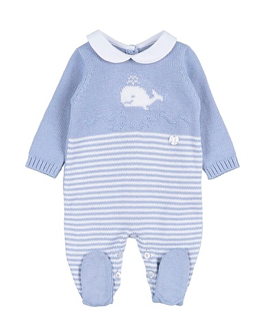CHICCO Baby jumpsuit  Light blue 100% Cotton