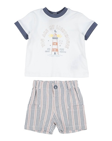 CHICCO Baby co-ord  White 100% Cotton