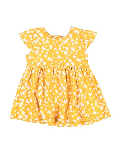 CHICCO Vestito Baby  Giallo ocra 95% Cotone, 5% Elastan