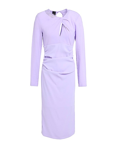 PINKO Midi dress Lilac 98% Polyester, 2% Elastane
