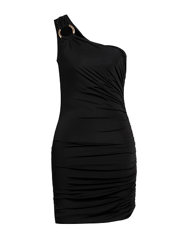 JUST CAVALLI Vestito corto Nero 95% Viscosa, 5% Elastan