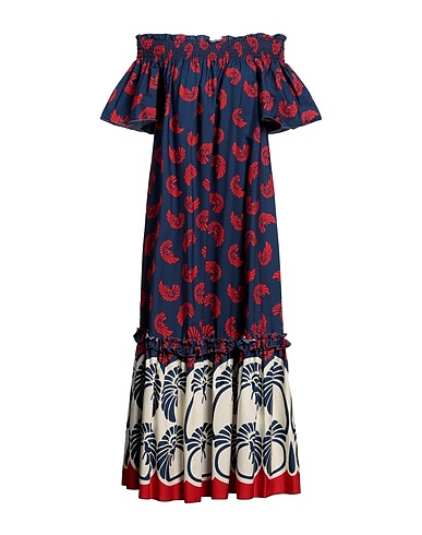 LA DOUBLE J Long dress Navy 100% Cotton