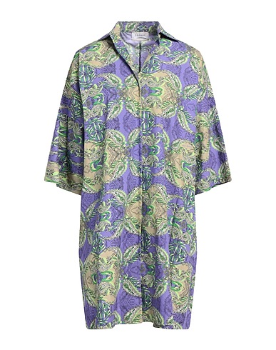 SNOBBY SHEEP Shirt dress Purple 100% Cotton