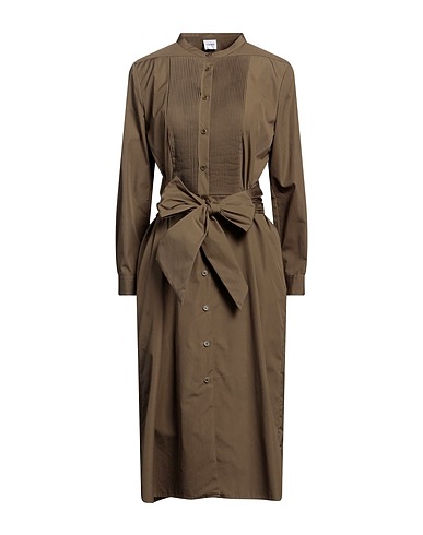 ASPESI Hemdkleid Militärgrün 100% Baumwolle
