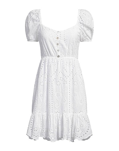 VANESSA SCOTT Short dress White 100% Cotton