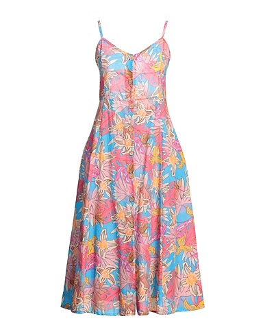 VANESSA SCOTT Midi dress Azure 100% Viscose