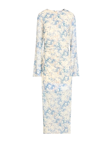 EDITED Midi dress Fortuna Dress  Ivory 100% Recycled polyester
