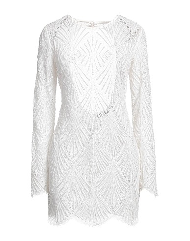 RETROFÊTE Sheath dress White 100% Polyester