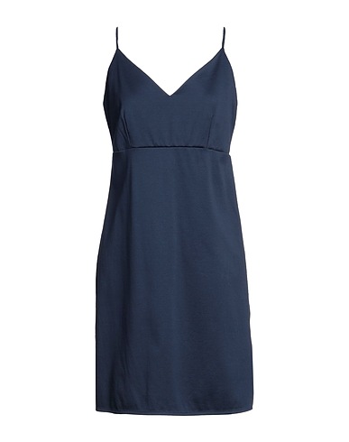 MAJESTIC FILATURES Short dress Midnight blue 100% Cotton