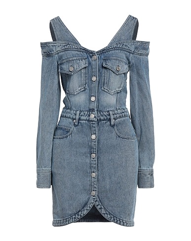 ISABEL MARANT Jeanskleid Blau 77% Tencel™, 23% Baumwolle
