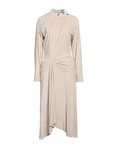ISABEL MARANT Midi dress 90% Polyester, 10% Polyamide, Cotton