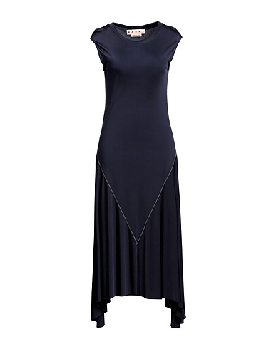 MARNI Midi dress Navy blue 100% Viscose
