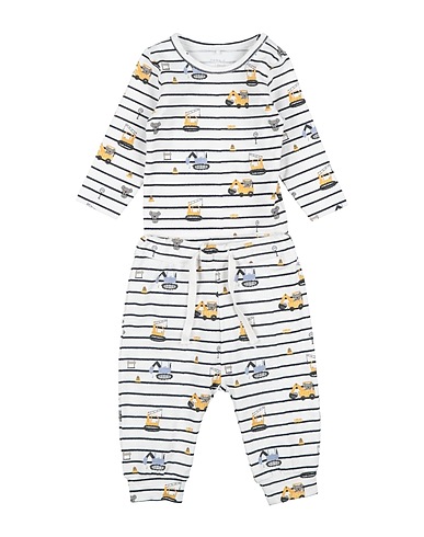 NAME IT® Completo Baby  Bianco 95% Cotone organico, 5% Elastan