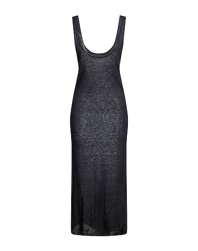 MAJESTIC FILATURES Midi dress Midnight blue 100% Linen