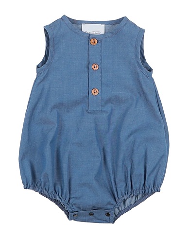 LE PETIT COCO Baby bodysuit Blue 100% Cotton