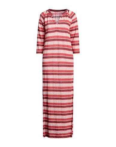 MAJESTIC FILATURES Long dress Brick red 100% Linen