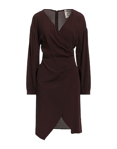 SEMICOUTURE Robe courte 65% Acétate, 35% Soie