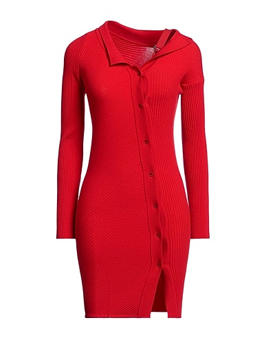 JACQUEMUS Tubino Rosso 82% Lana, 17% Poliammide, 1% Elastan