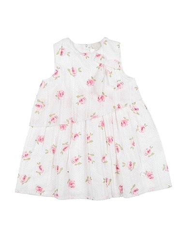 LALALÙ Baby dress BIANCO 100% Cotton