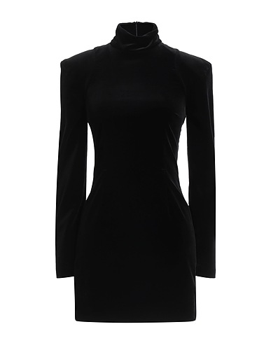 PATOU Sheath dress Black 70% Cotton, 28% Viscose, 2% Elastane