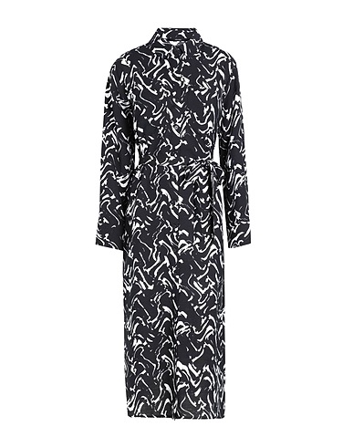 VERO MODA Midi dress Black 85% Viscose, 15% Polyamide