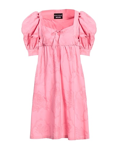 BOUTIQUE MOSCHINO Short dress Pink 76% Cotton, 24% Viscose