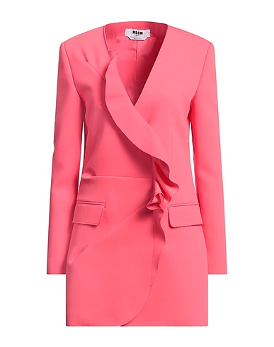 MSGM Blazer dress Pink 84% Polyester, 10% Viscose, 6% Elastane