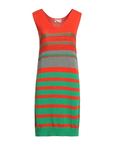 DRUMOHR Short dress Orange 100% Cotton