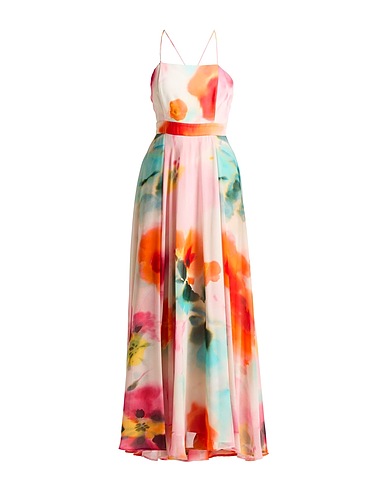MARELLA Long dress Orange 100% Polyester