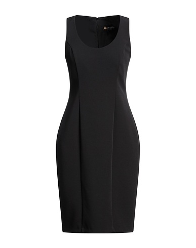 CAMILLA  Milano Sheath dress Black 89% Polyester, 11% Elastane, Cotton, Polyamide, Other Fibres